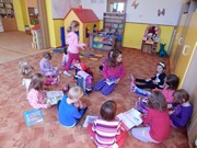 Návtěva prvňáčků ve školce